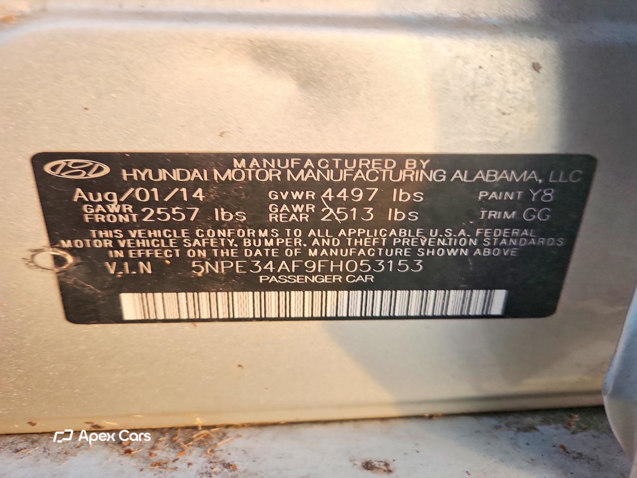 Hyundai Sonata 2015