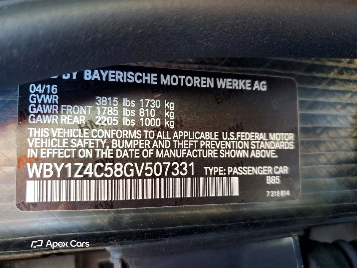 BMW i3 2016