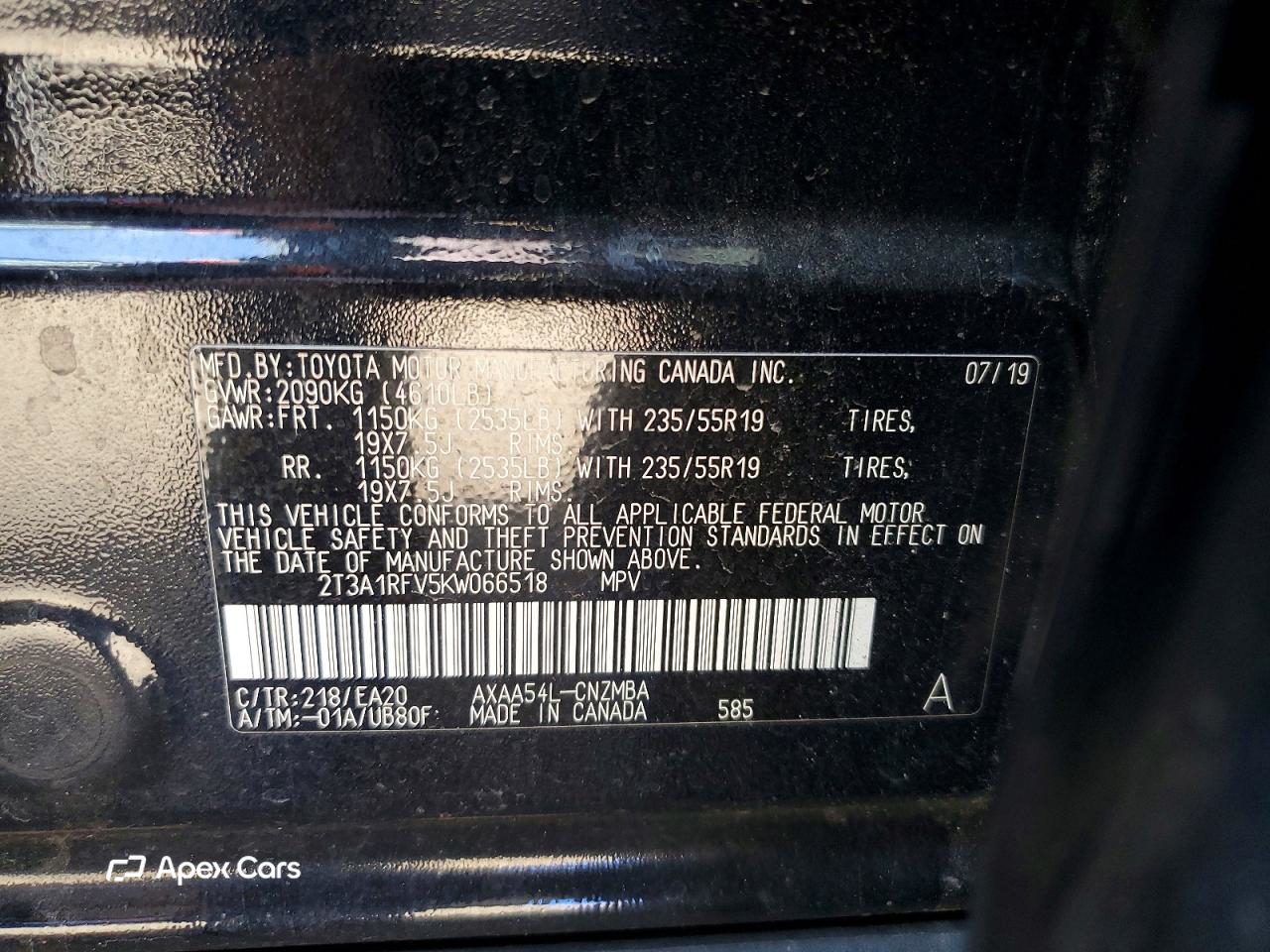 Toyota RAV 4 2019