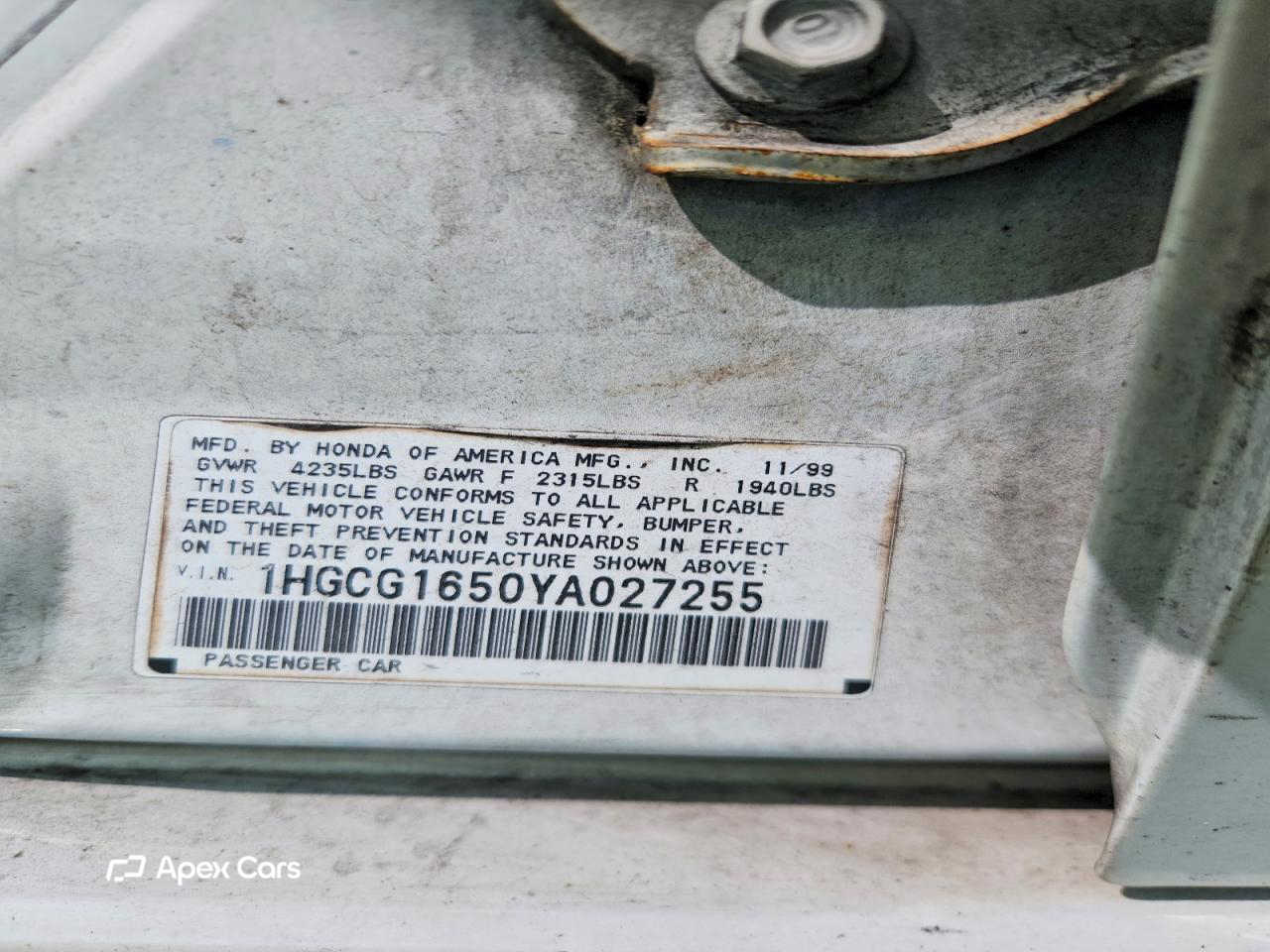 Honda Accord 2000
