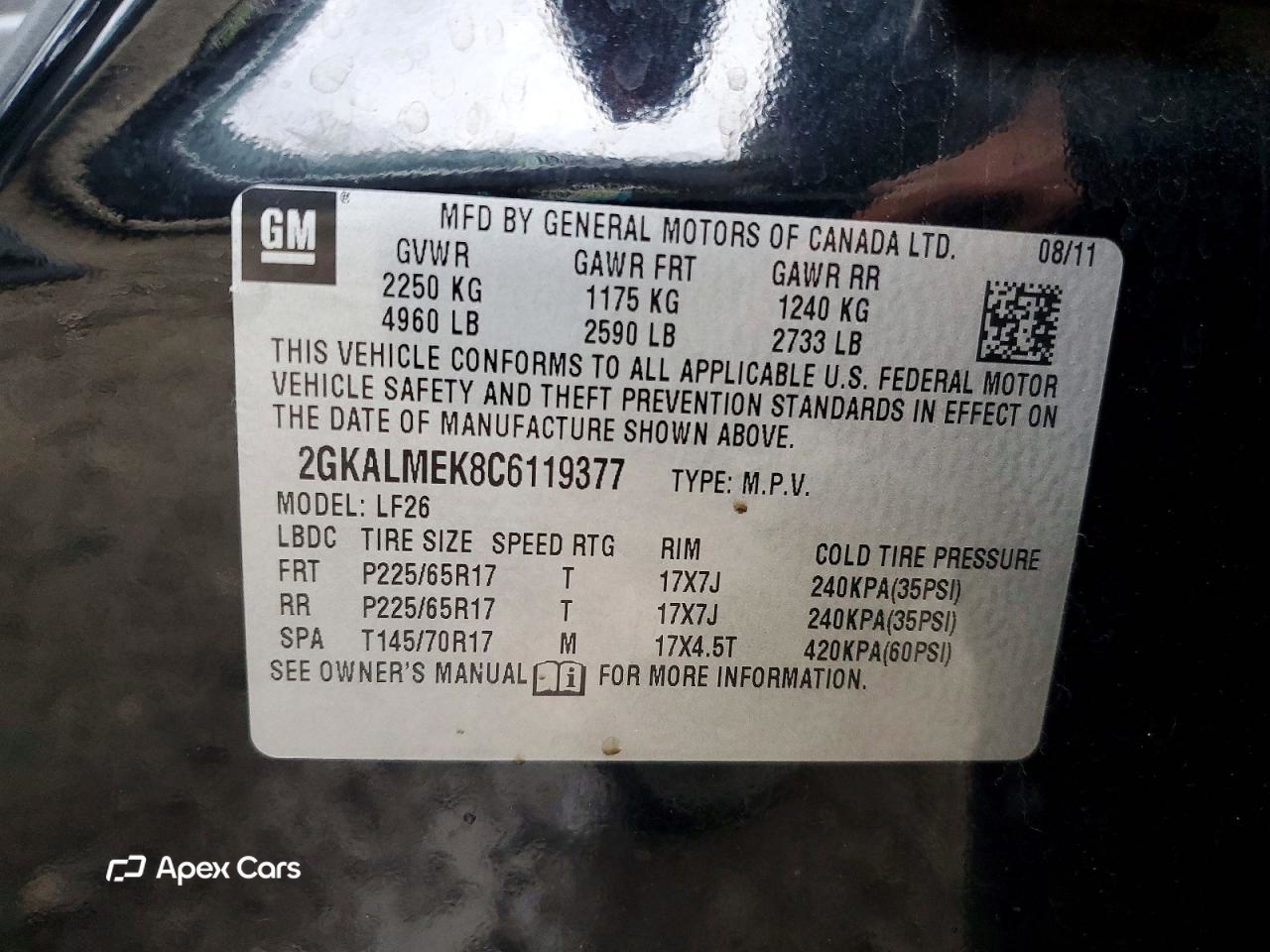 GMC Terrain 2012