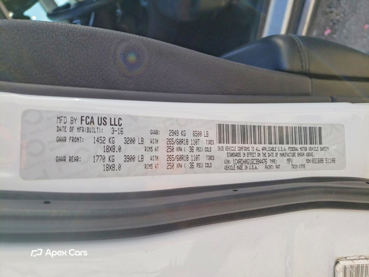 Dodge Durango 2016