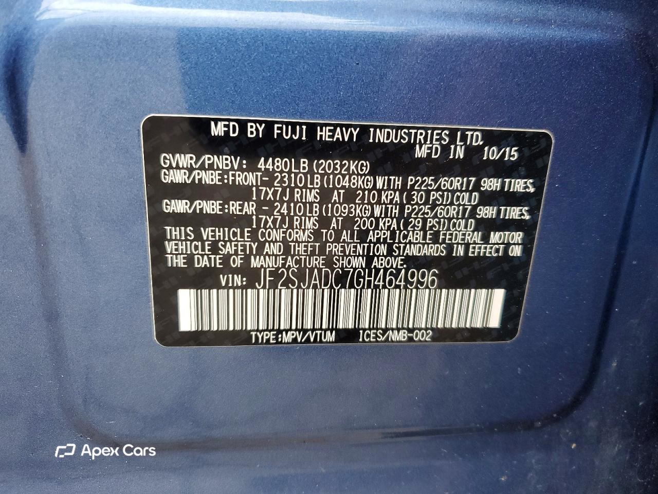 Subaru Forester 2016