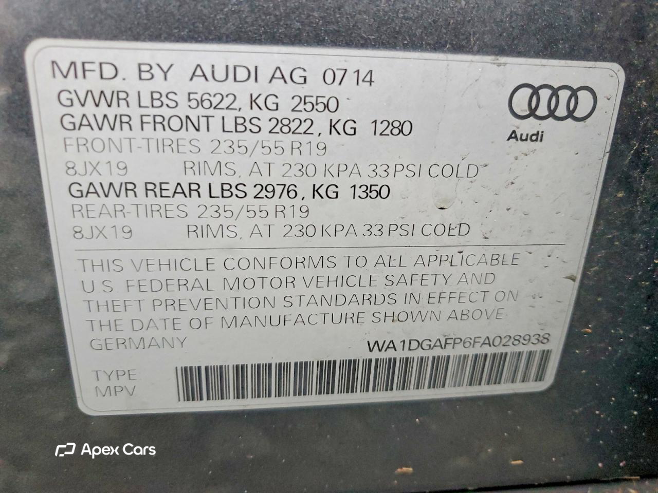 Audi Q5 2015