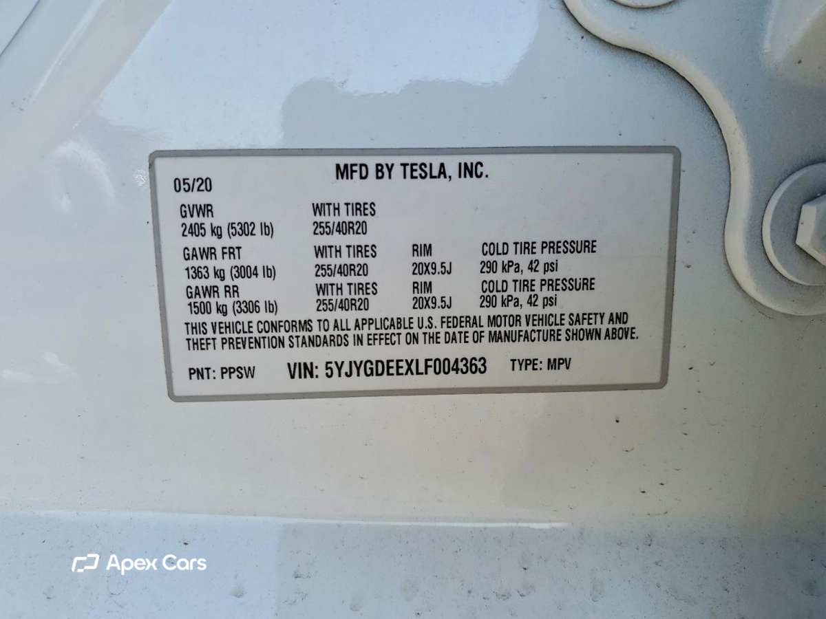 Tesla Model Y 2020