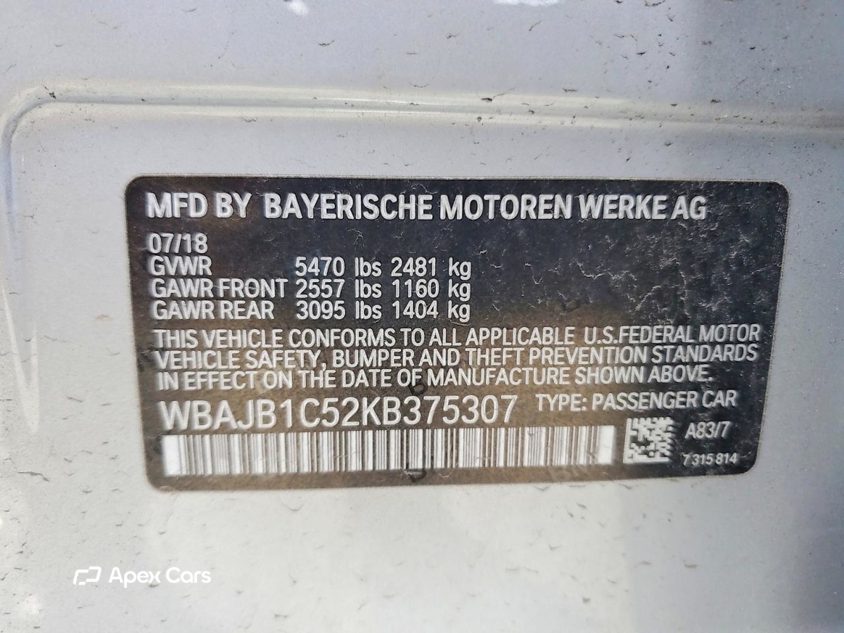 BMW Series 5 2019