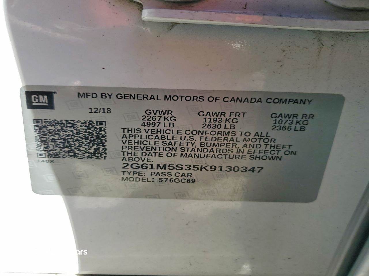 Cadillac XTS 2019