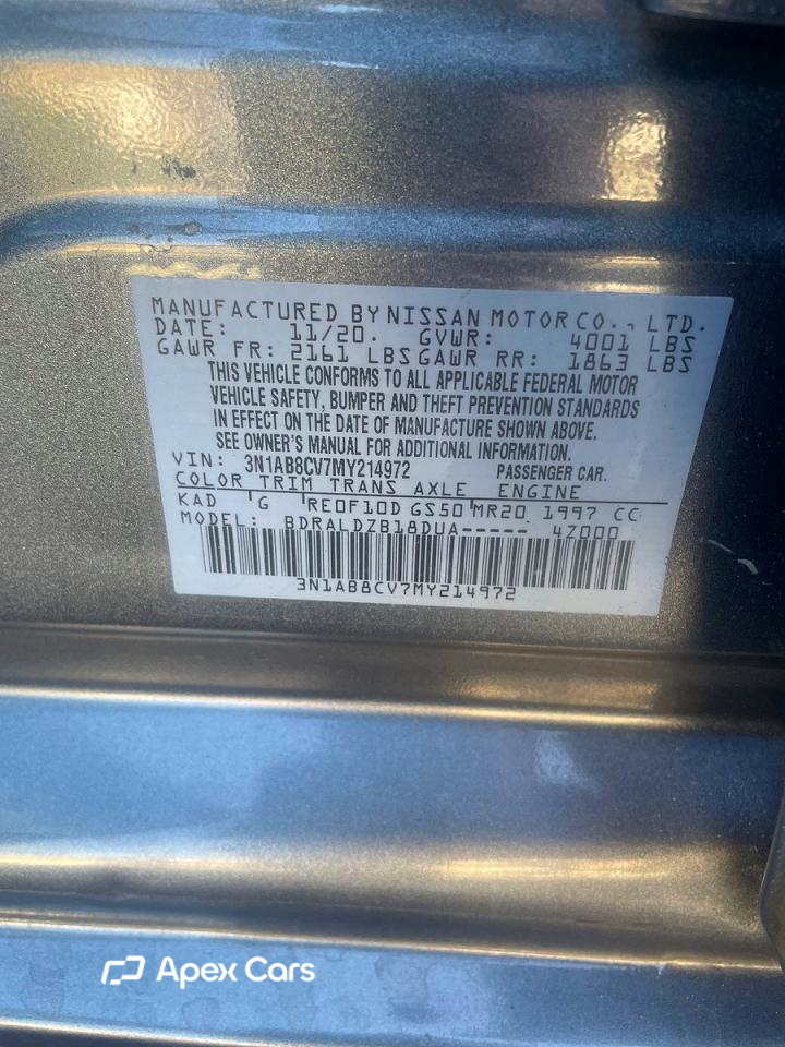Nissan Sentra 2021