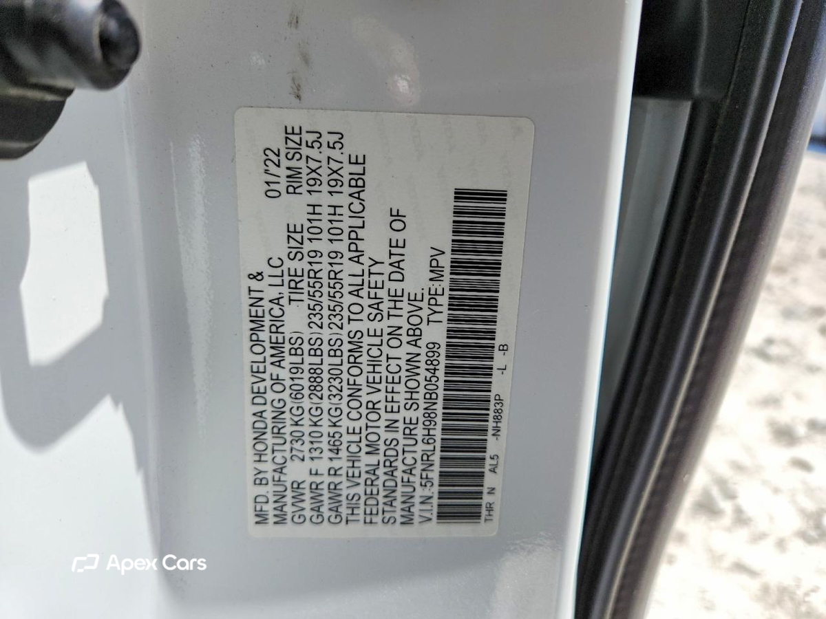 Honda Odyssey 2022