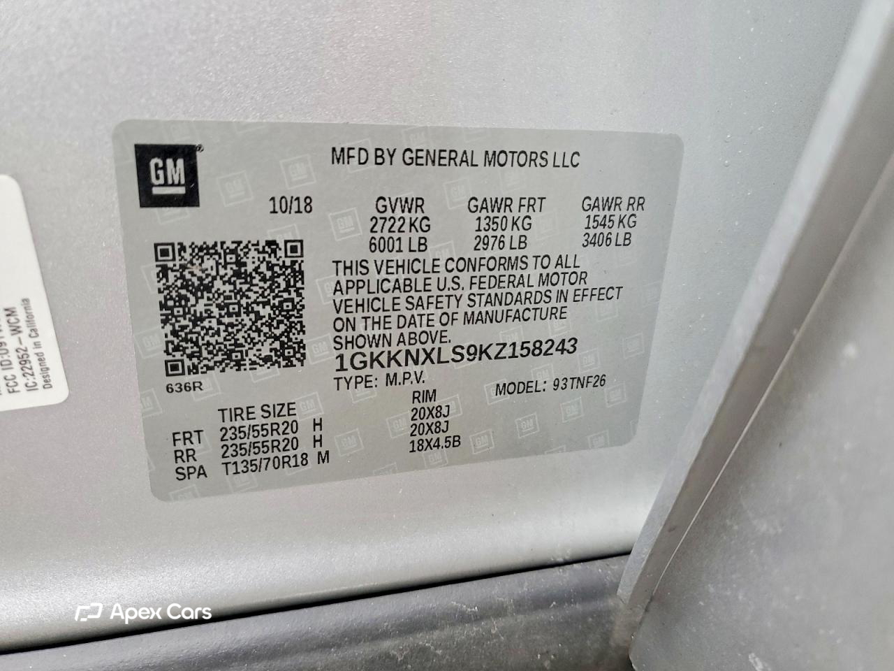 GMC Acadia 2019