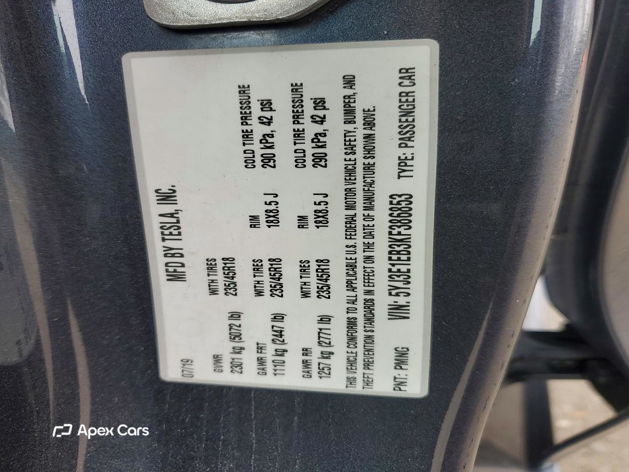 Tesla Model 3 2019