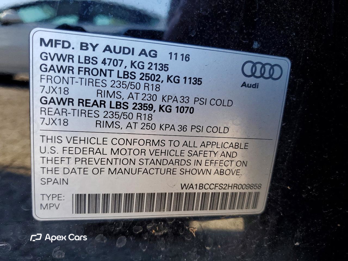 Audi Q3 2017