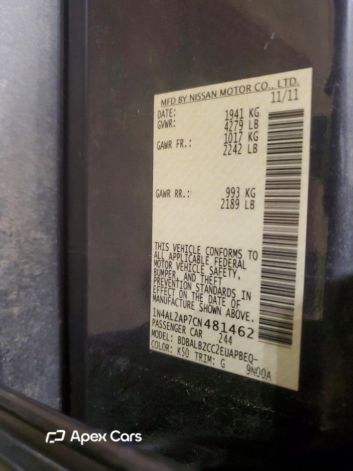 Nissan Altima 2012