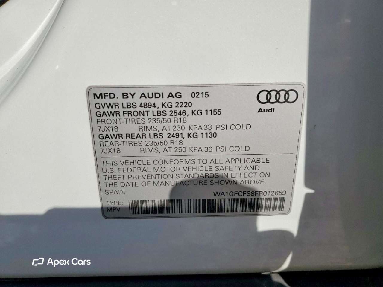 Audi Q3 2015