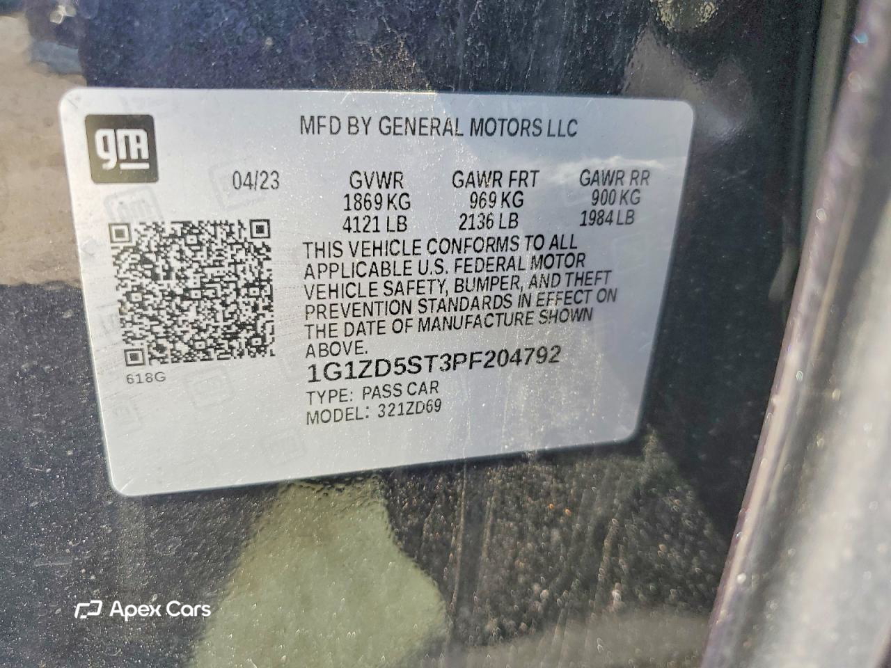 Chevrolet Malibu 2023