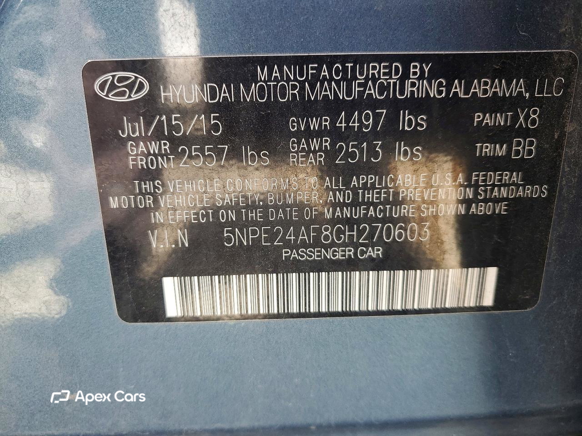 Hyundai Sonata 2016