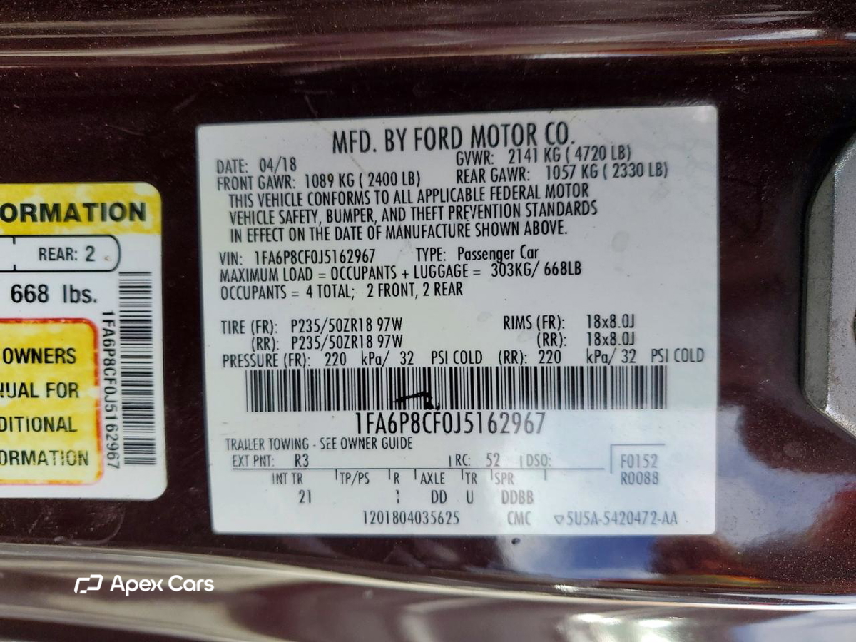 Ford Mustang 2018