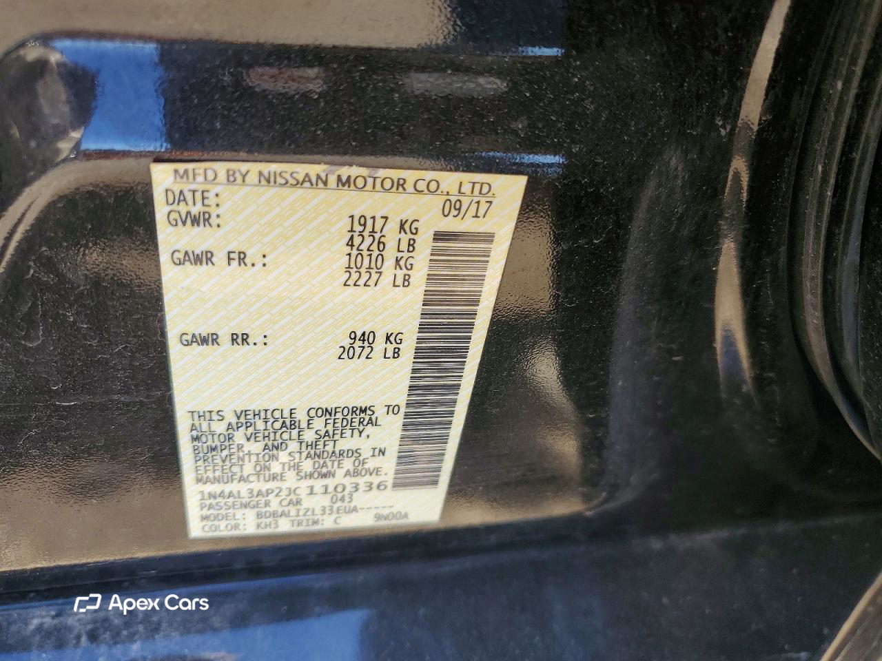 Nissan Altima 2018