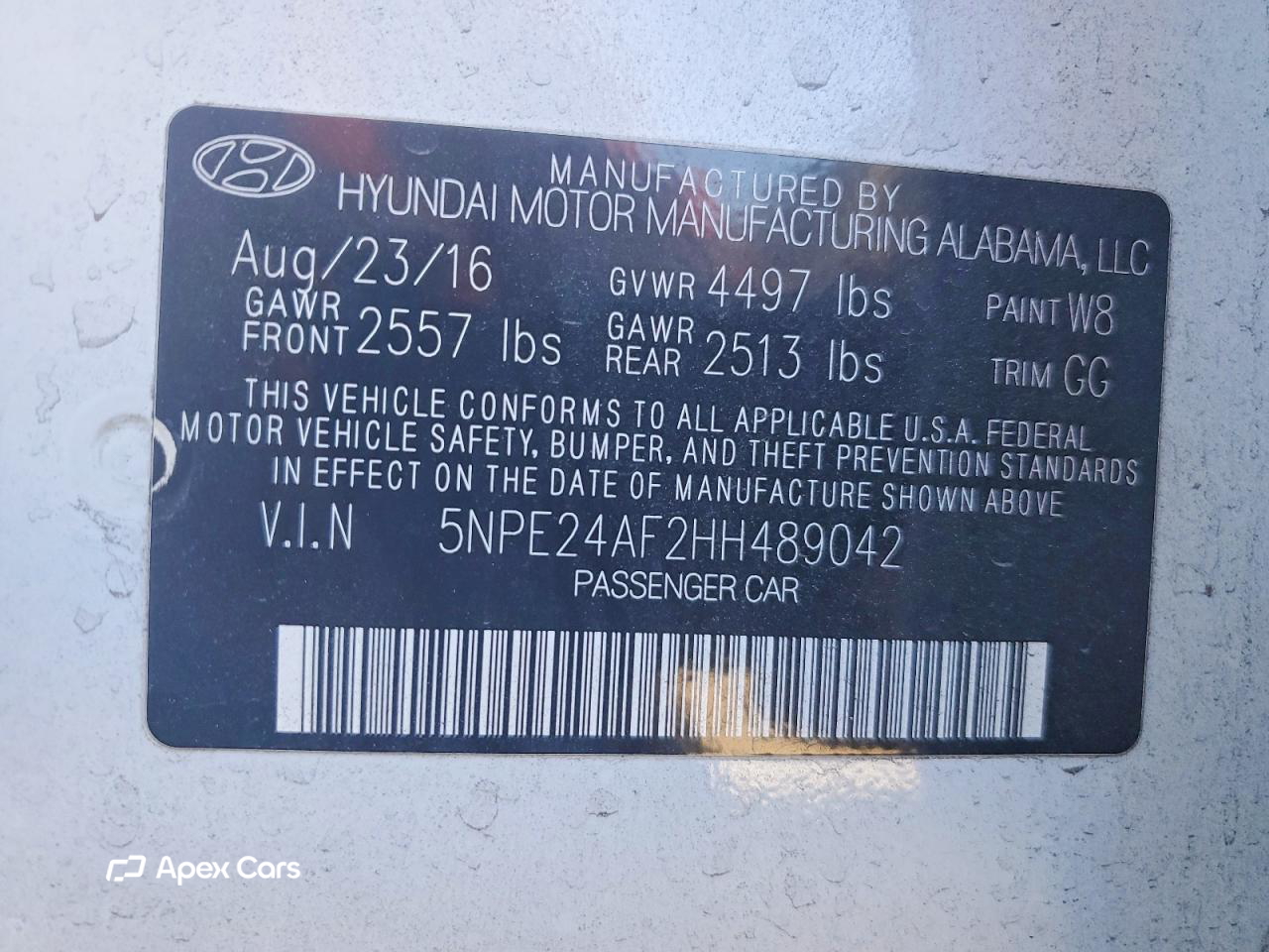 Hyundai Sonata 2017