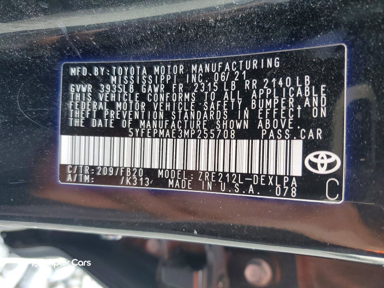 Toyota Corolla 2021