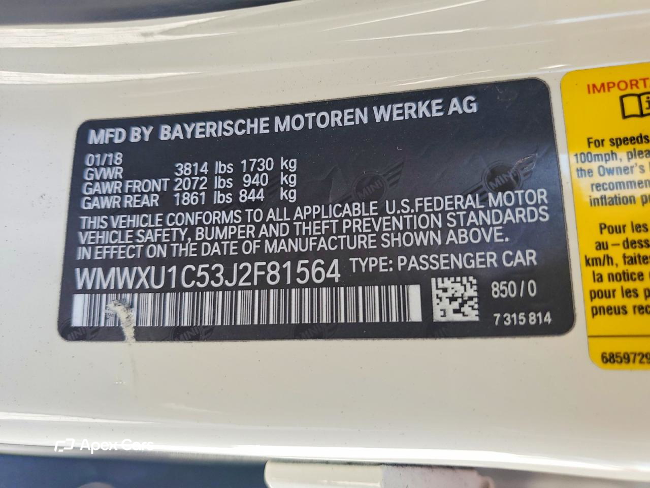 MINI Cooper 2018