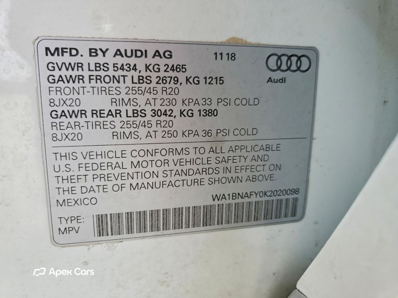 Audi Q5 2019