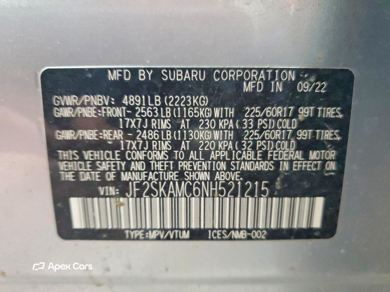 Subaru Forester 2022