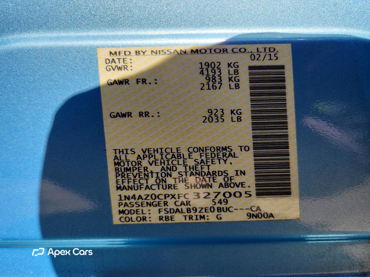 Nissan Leaf 2015
