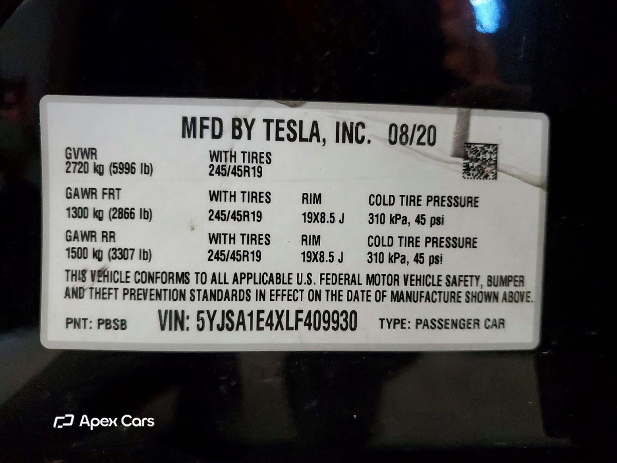 Tesla Model S 2020
