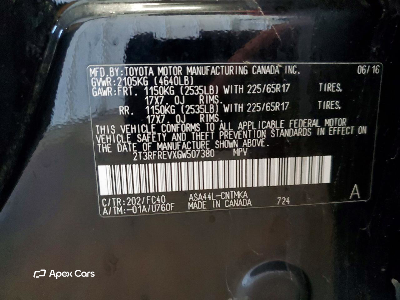 Toyota RAV 4 2016
