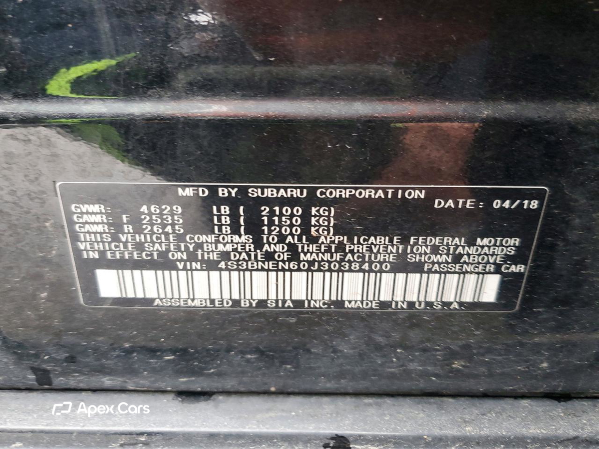 Subaru Legacy 2018