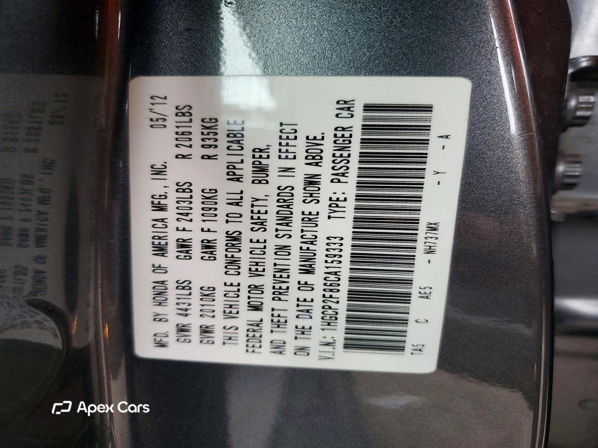 Honda Accord 2012