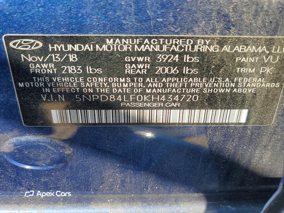Hyundai Elantra 2019