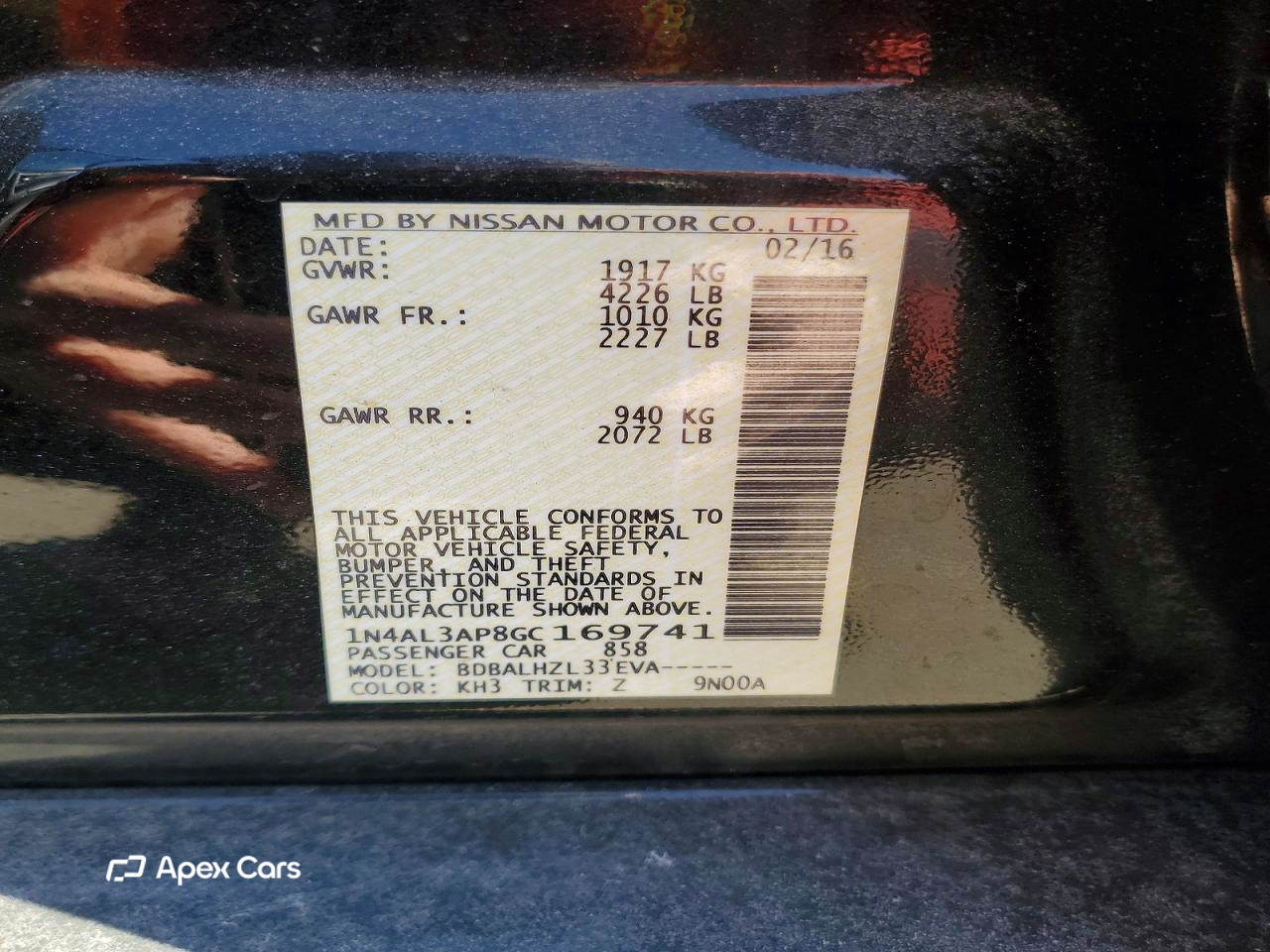 Nissan Altima 2016