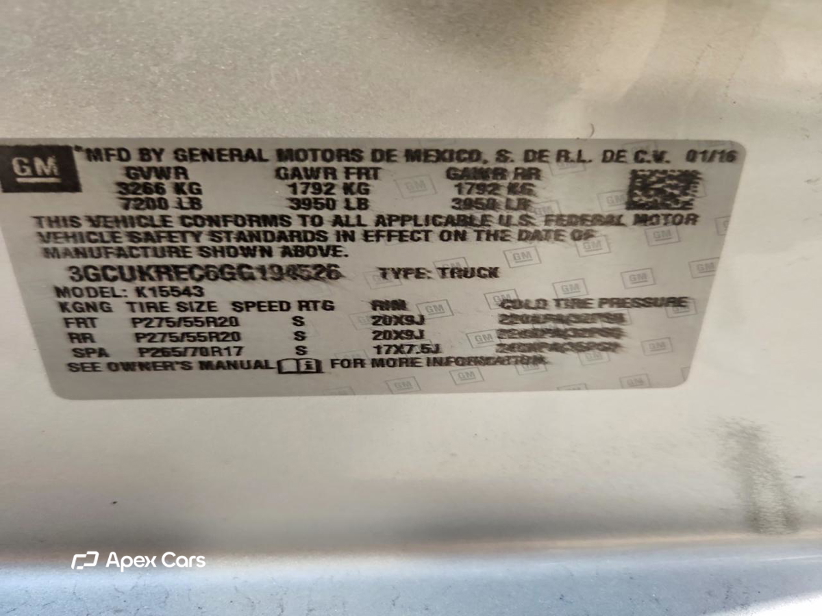 Chevrolet Silverado 2016