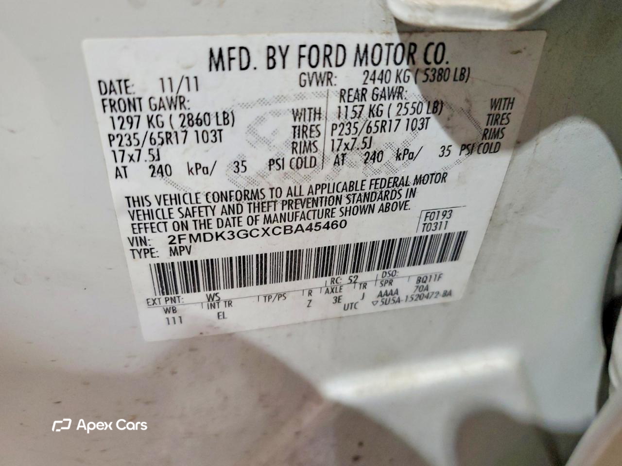 Ford Edge 2012