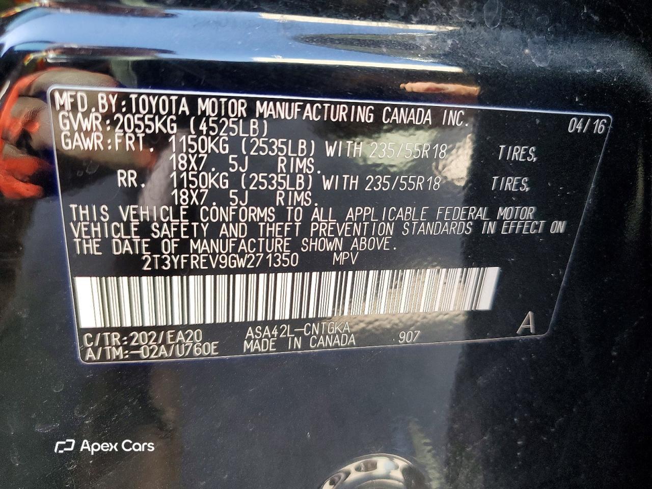 Toyota RAV 4 2016