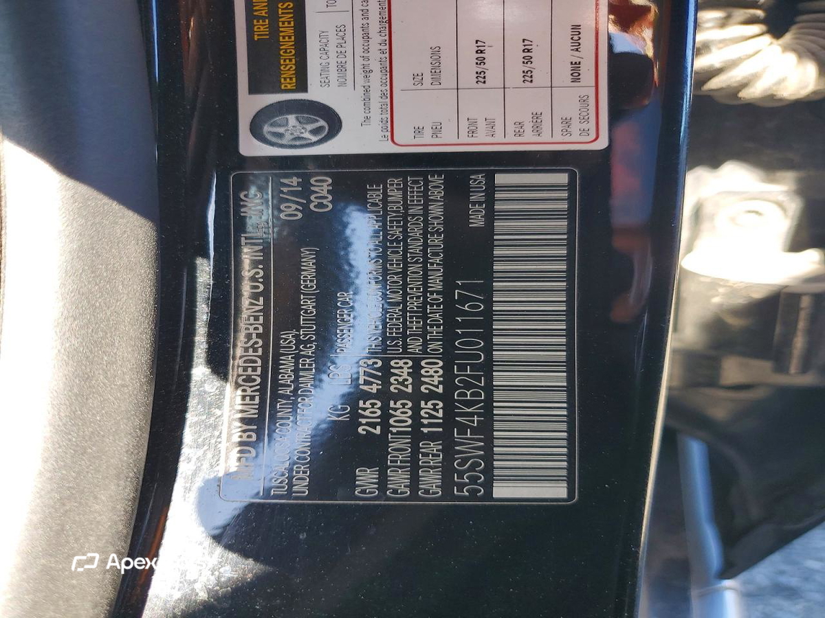 Mercedes-Benz C-klasse 2015