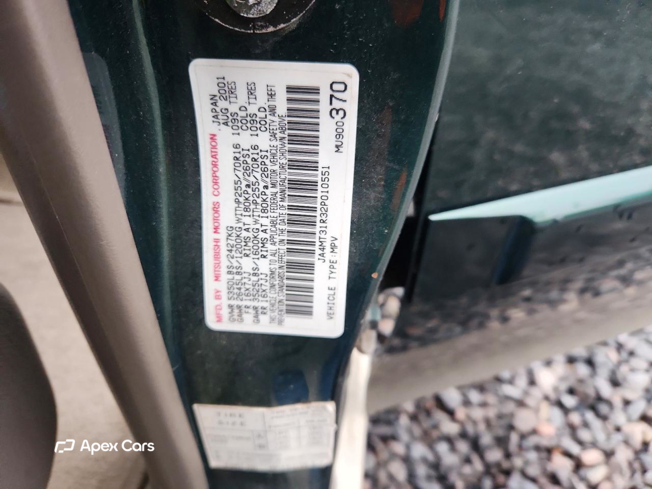 Mitsubishi Montero 2002