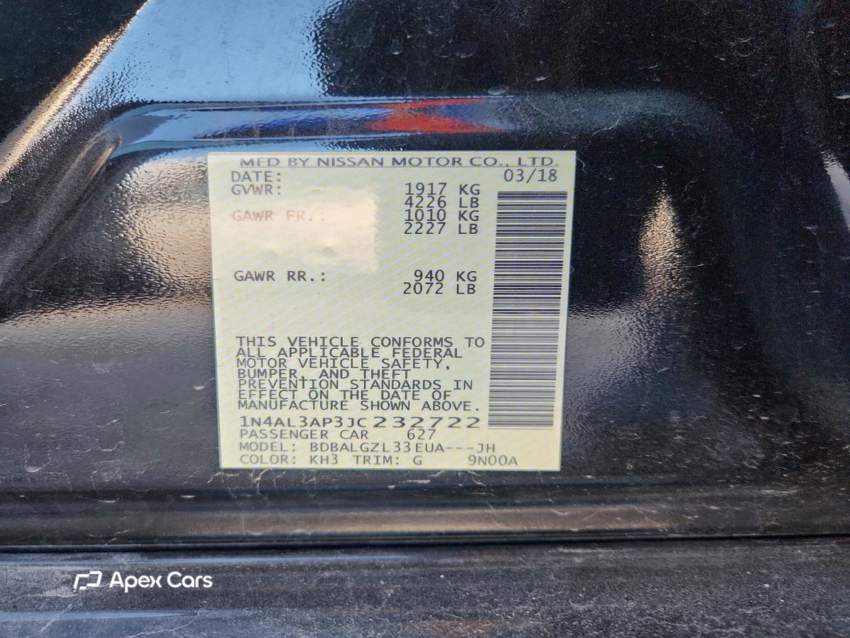 Nissan Altima 2018