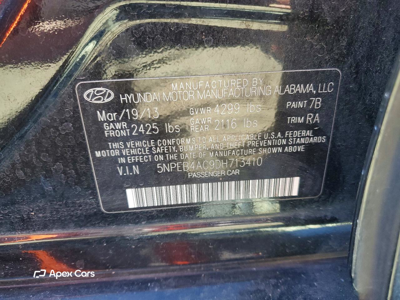 Hyundai Sonata 2013