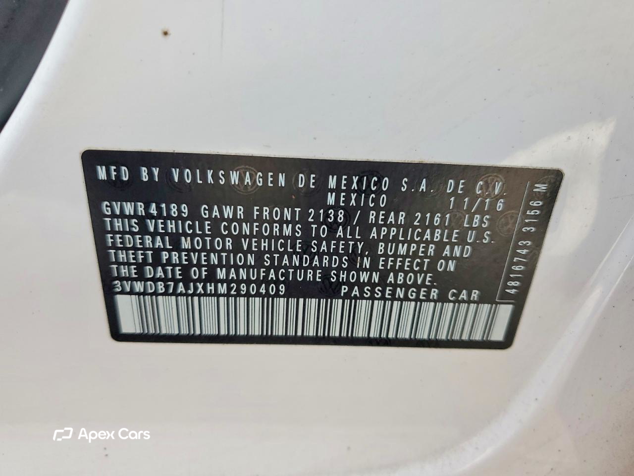 Volkswagen Jetta 2017