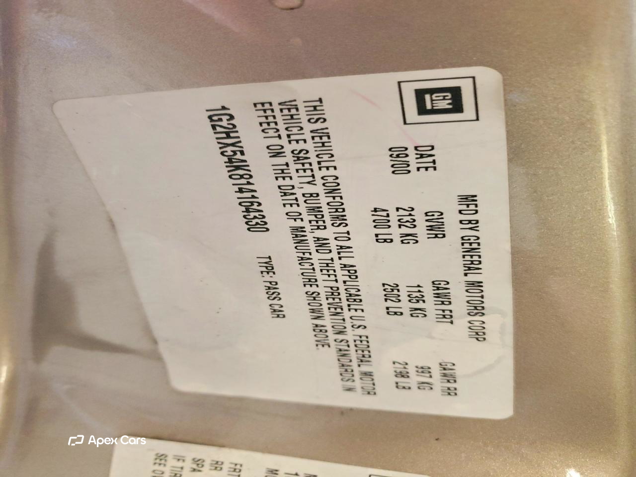 Pontiac Bonneville 2001