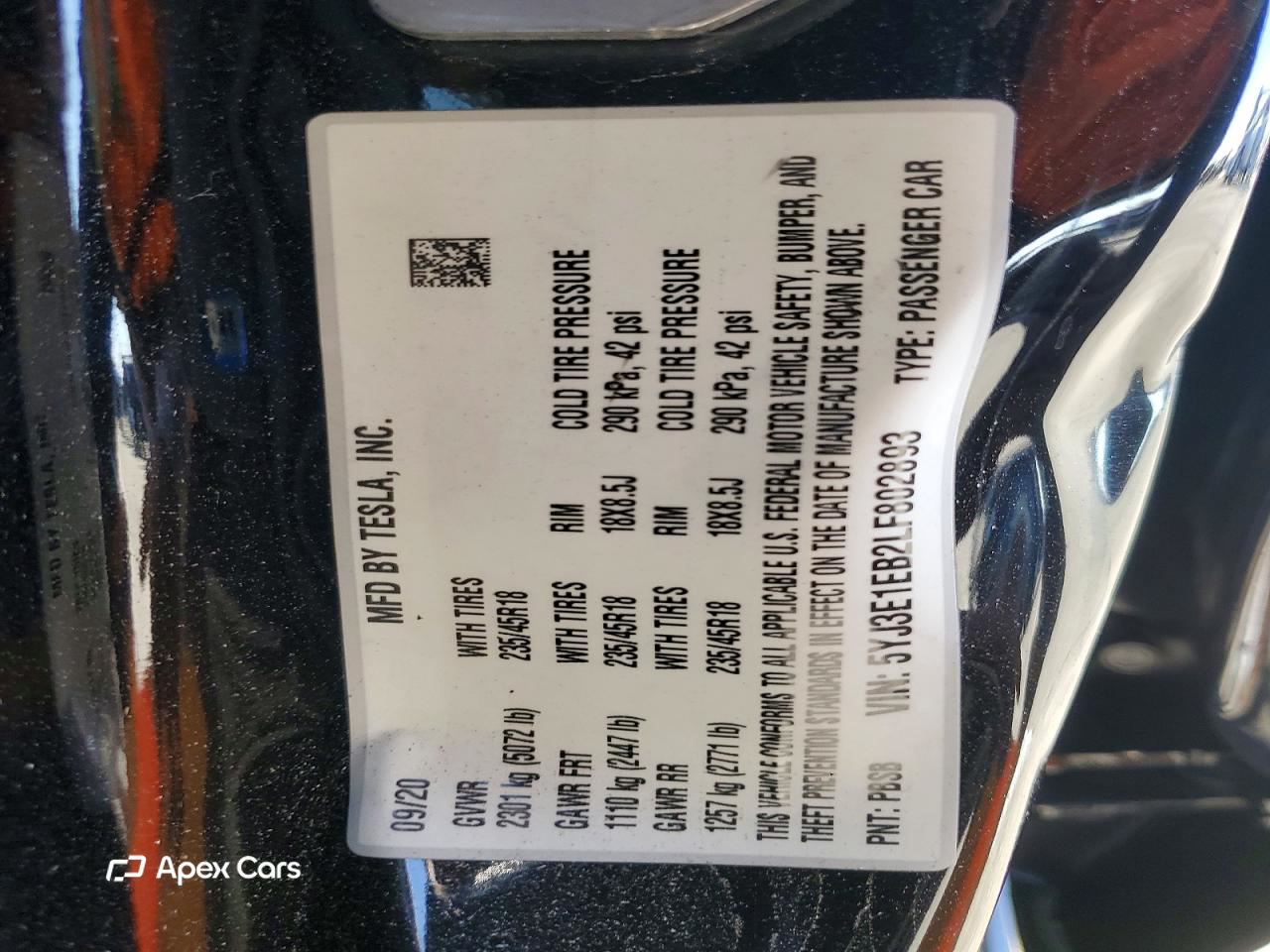 Tesla Model 3 2020