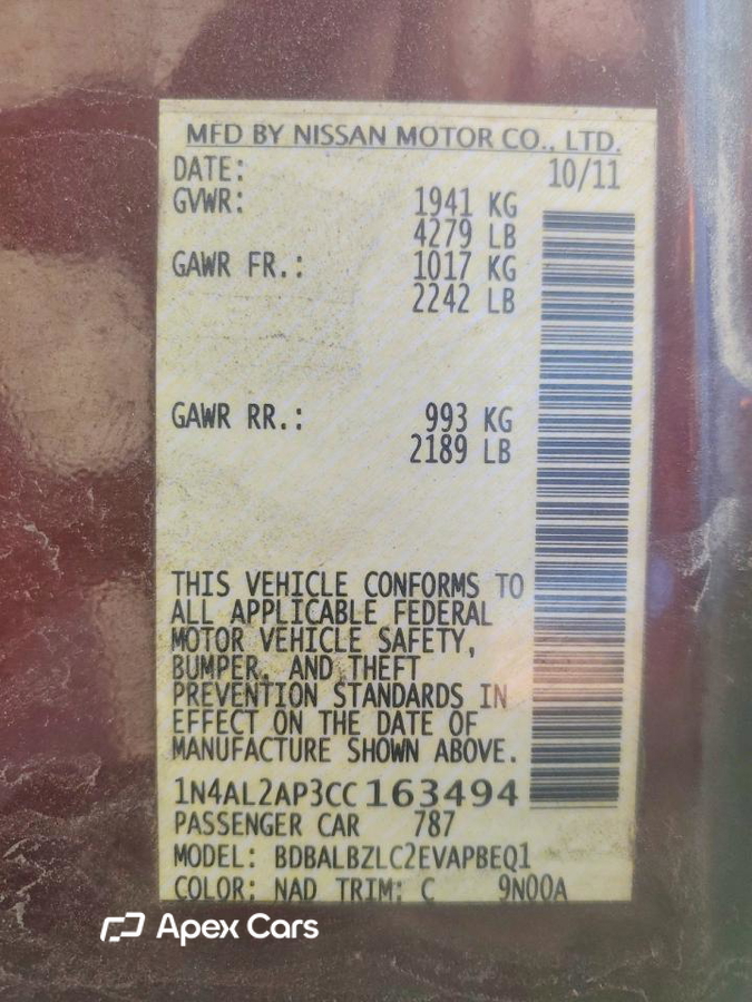 Nissan Altima 2012