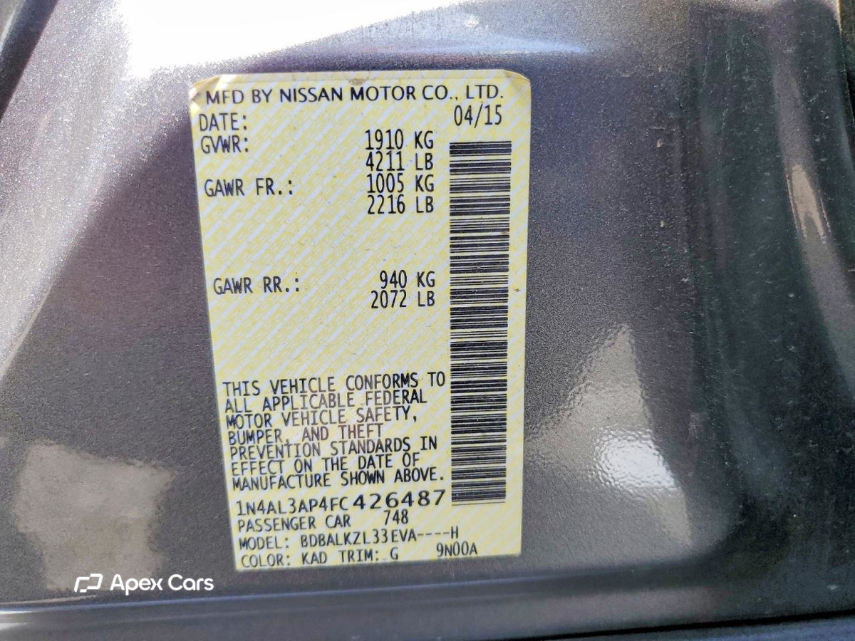 Nissan Altima 2015