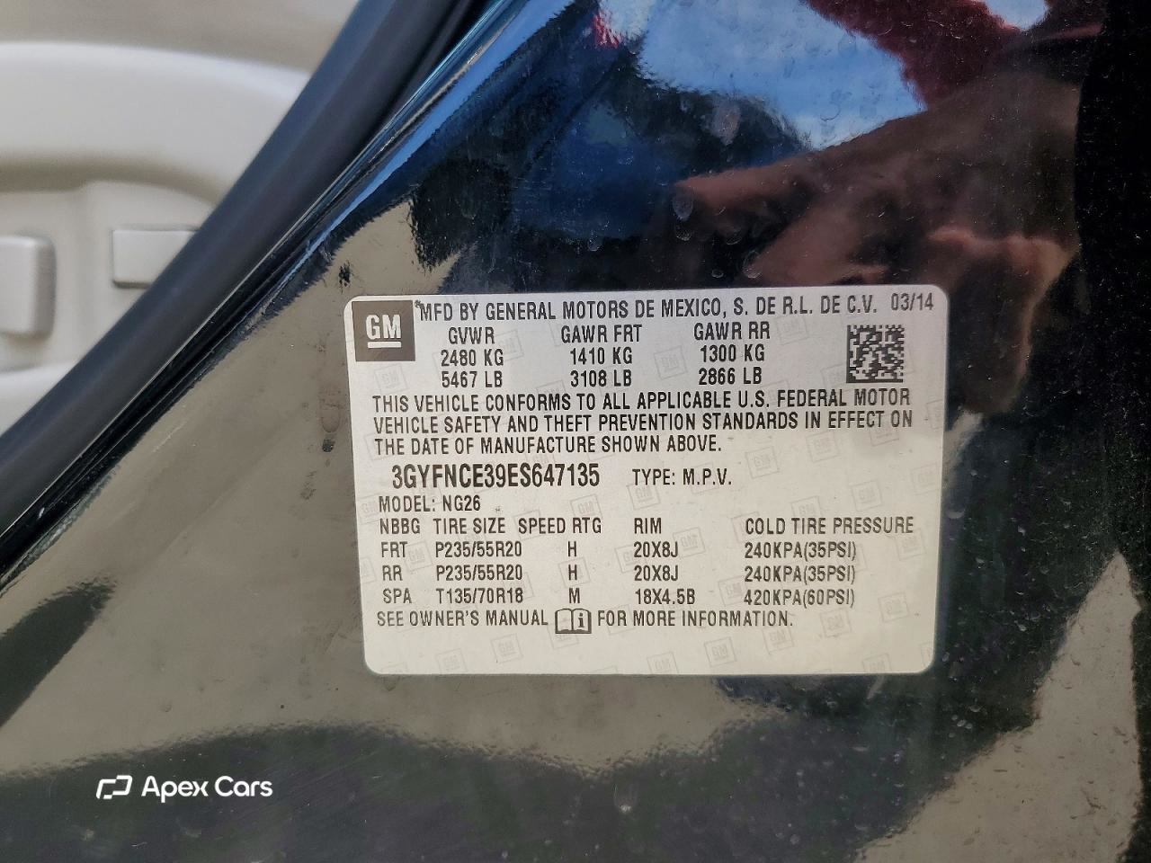 Cadillac SRX 2014