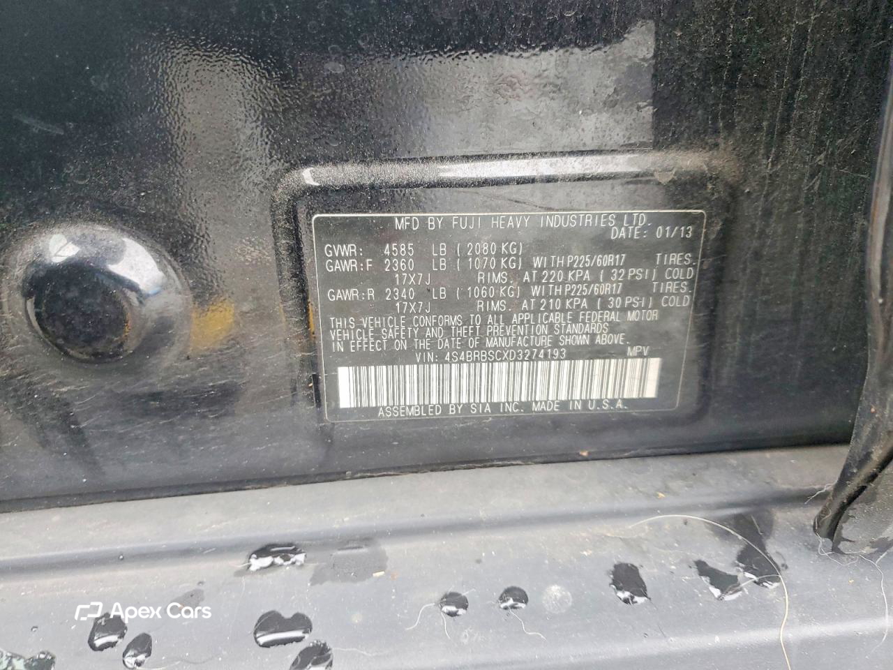 Subaru Outback 2013