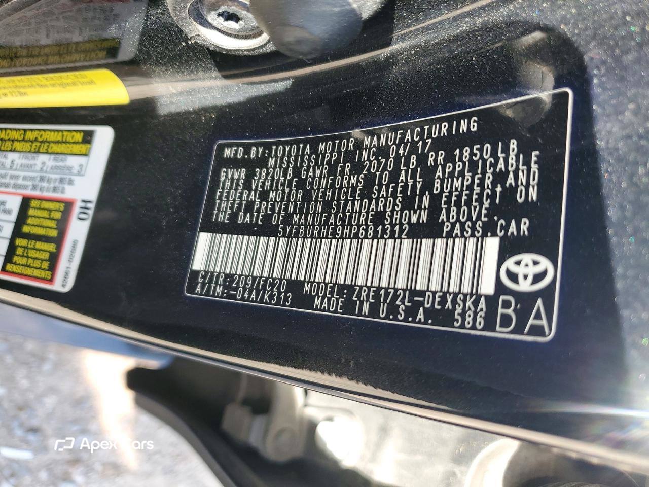 Toyota Corolla 2017