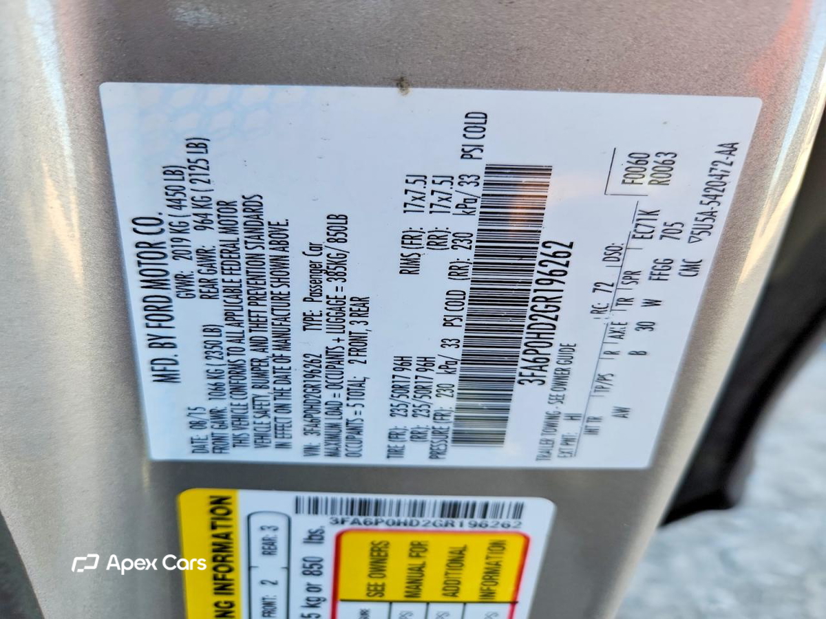 Ford Fusion 2016